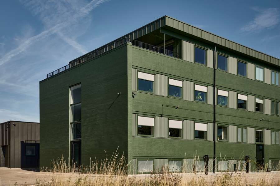 Modernes Büroumfeld in Gladsaxe in Stahlprofile gehüllt, Transformervej 14, 2860 Søborg, Dänemark